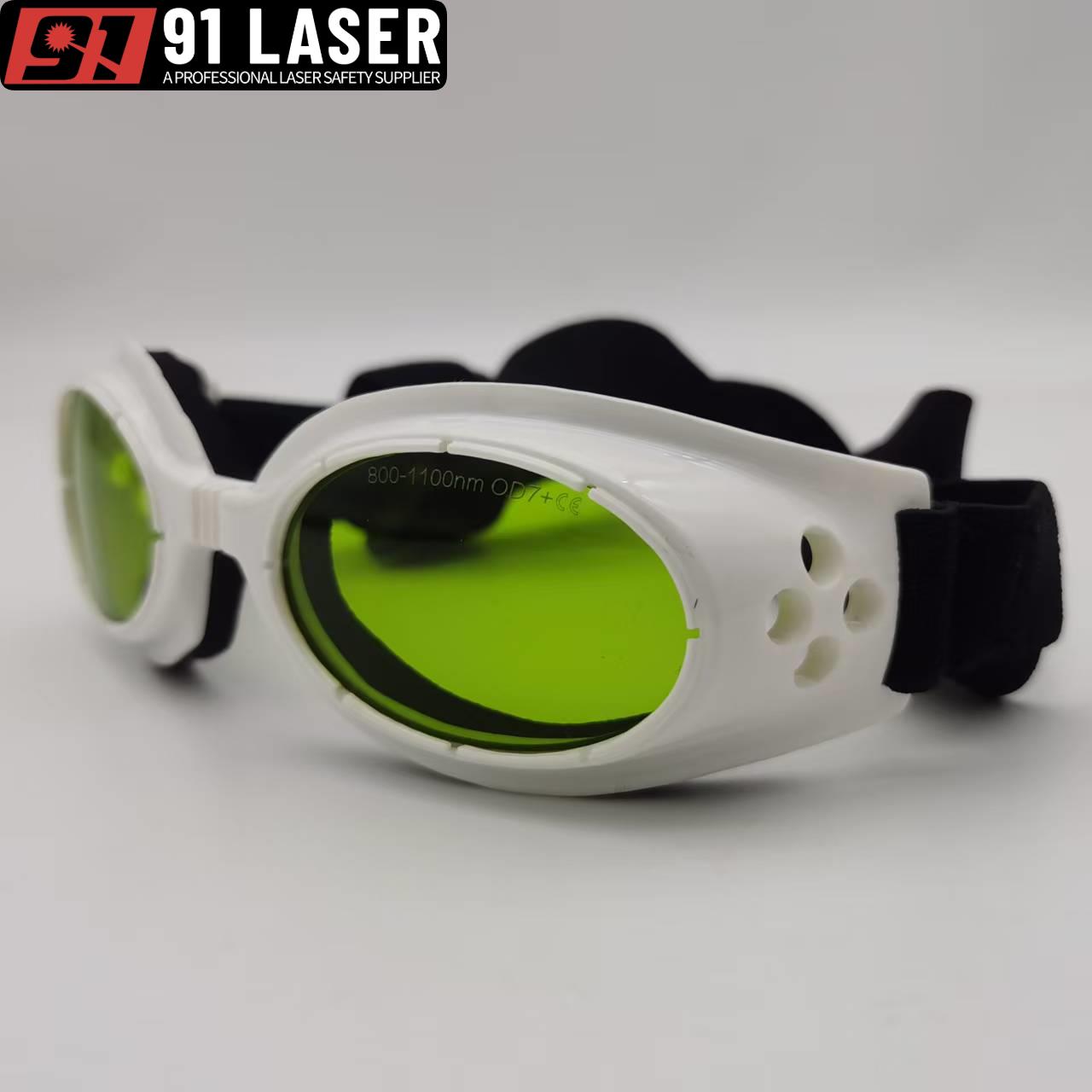 Pets Laser Safety Goggles For 800-1100nm OD7+ With elastic band