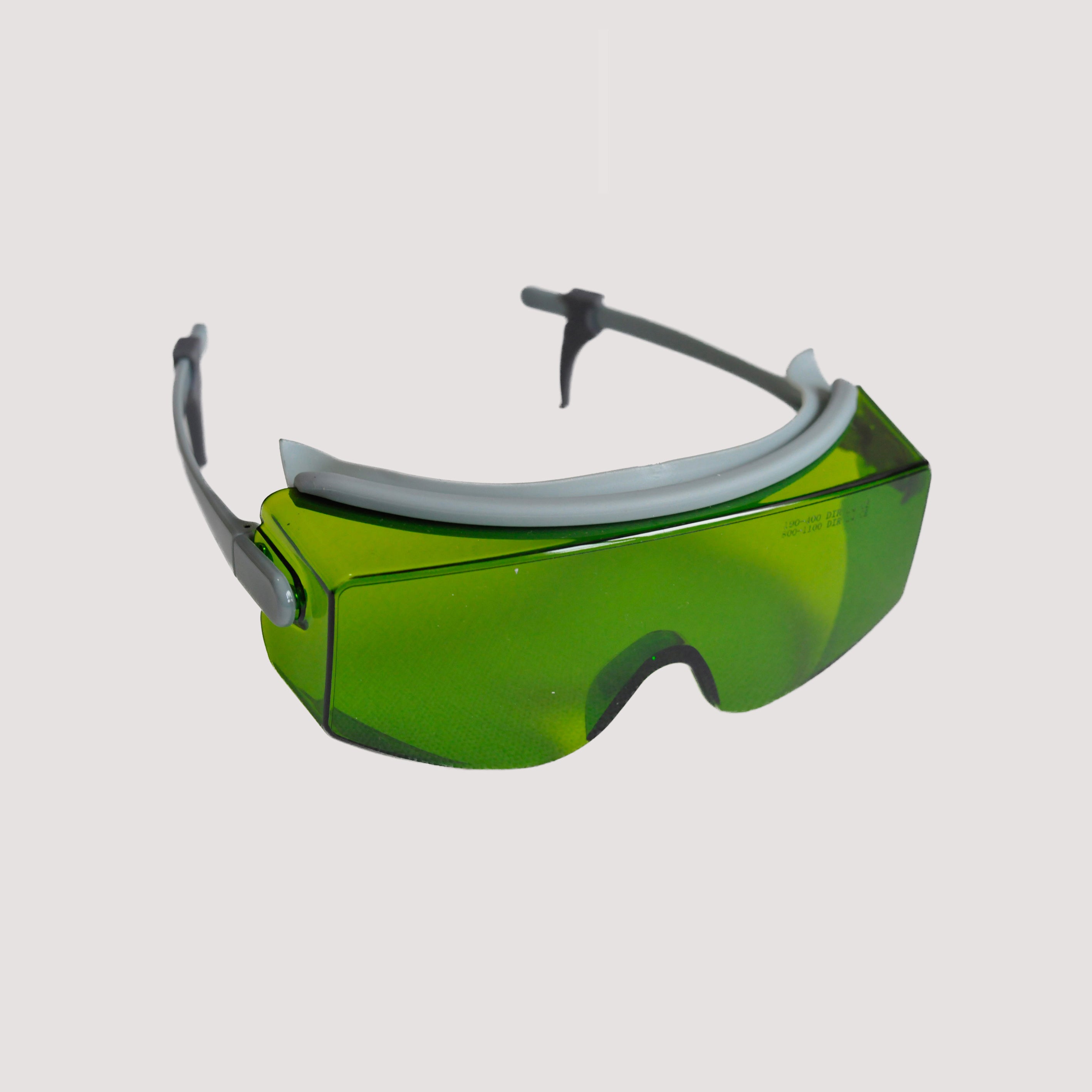 LSG-5B-8G 190-400 DIR L7 + 800-1100nm DIR L7 VLT 40% CE Laser Safety Glasses with Black Case and Cleaning Cloth