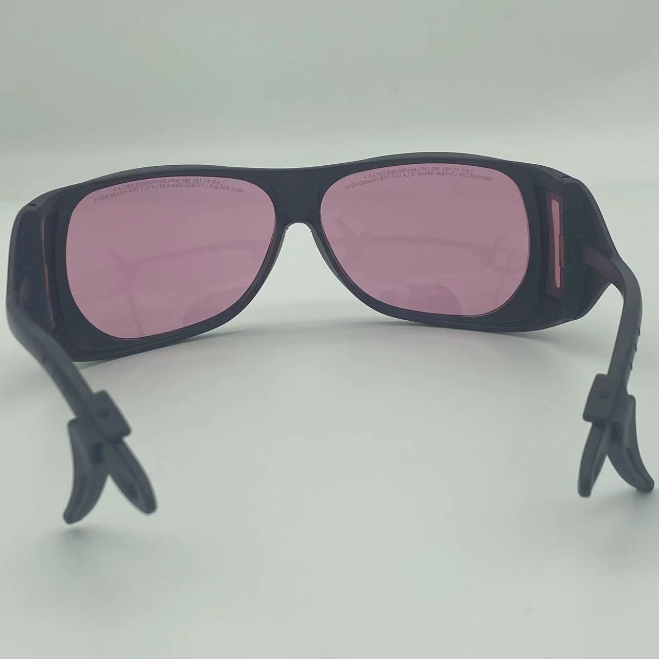 LSG-11-6 190-380 & 750-860nm O.D 4+ CE Laser Safety Glasses For 755nm O.D 4+ and 808nm O.D 7+